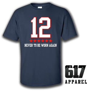 Brady 12 Retired never to be worn again Ladies T-Shirt