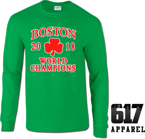 Boston World Champions 2018 Long Sleeve T-Shirt – 617Apparel